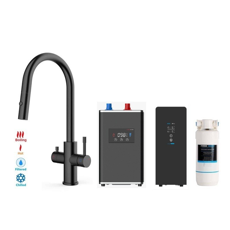 4 in 1 kiehuva vesihanajärjestelmä